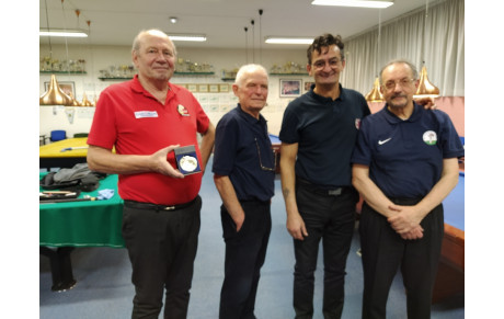 Bruno Recchia Champion de Moselle 3 bandes N3 en 2020